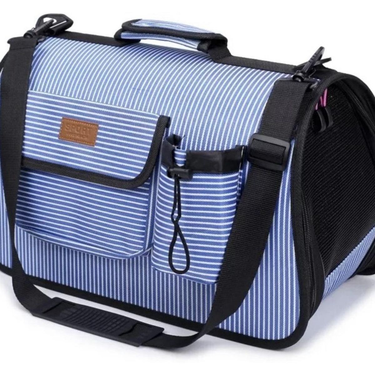 GENERICO - Bolso Transportador Viaje Para Perros Y Gatos Talla L Azul