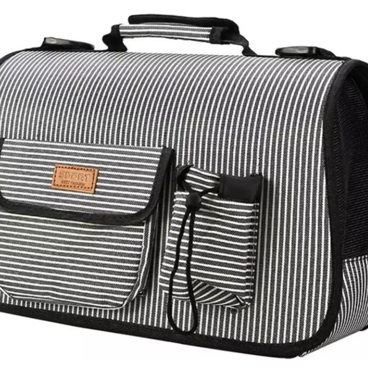 GENERICO - Bolso Transportador Viaje Para Perros Y Gatos Talla L Gris