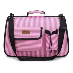 GENERICO - Bolso Transportador Viaje Para Perros Y Gatos Talla M Rosado