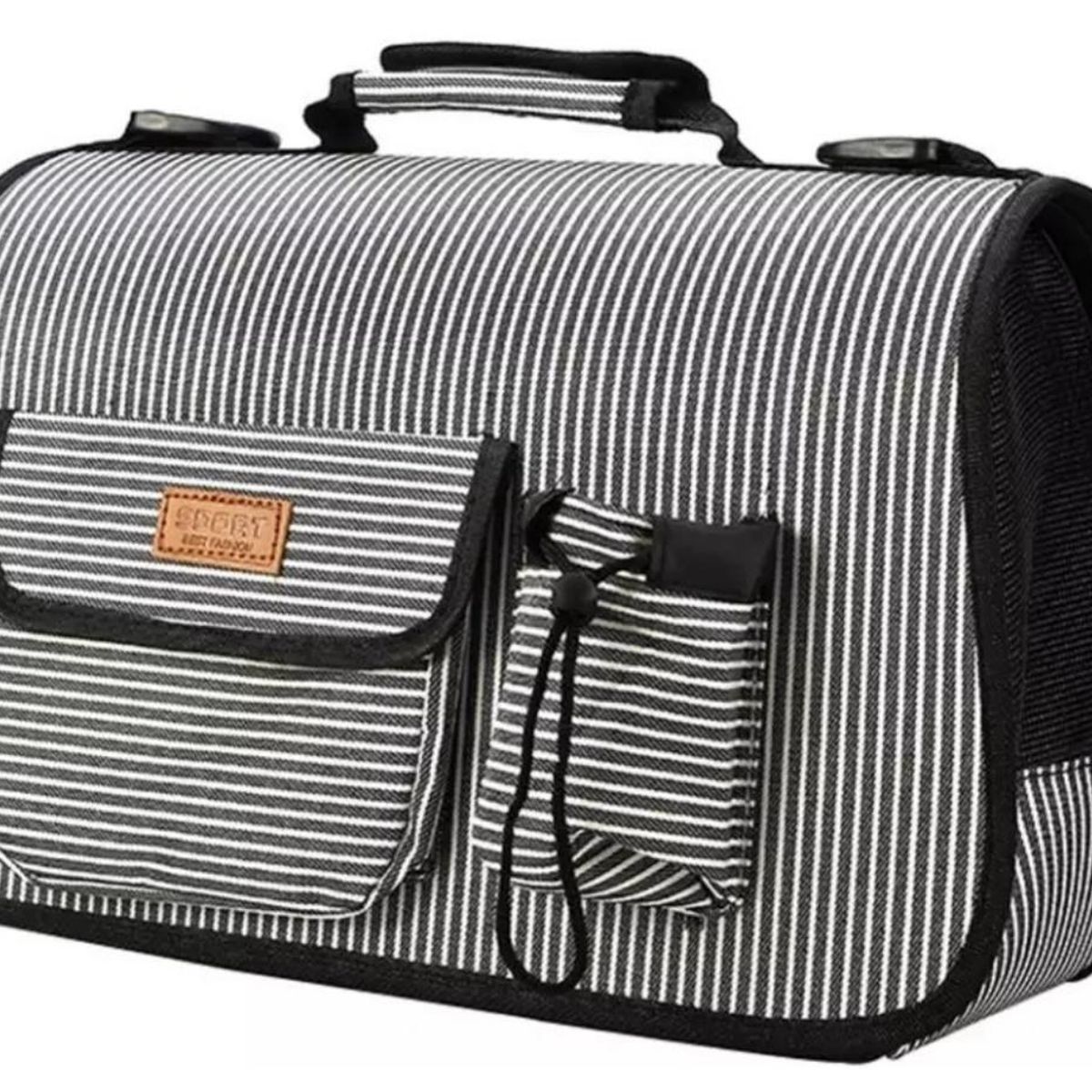 GENERICO - Bolso Transportador Viaje Para Perros Y Gatos Talla M Gris