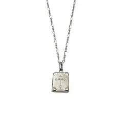 JOYAS MYTOKE - Collar Relicario Libro Religioso Plata 925 Unisex