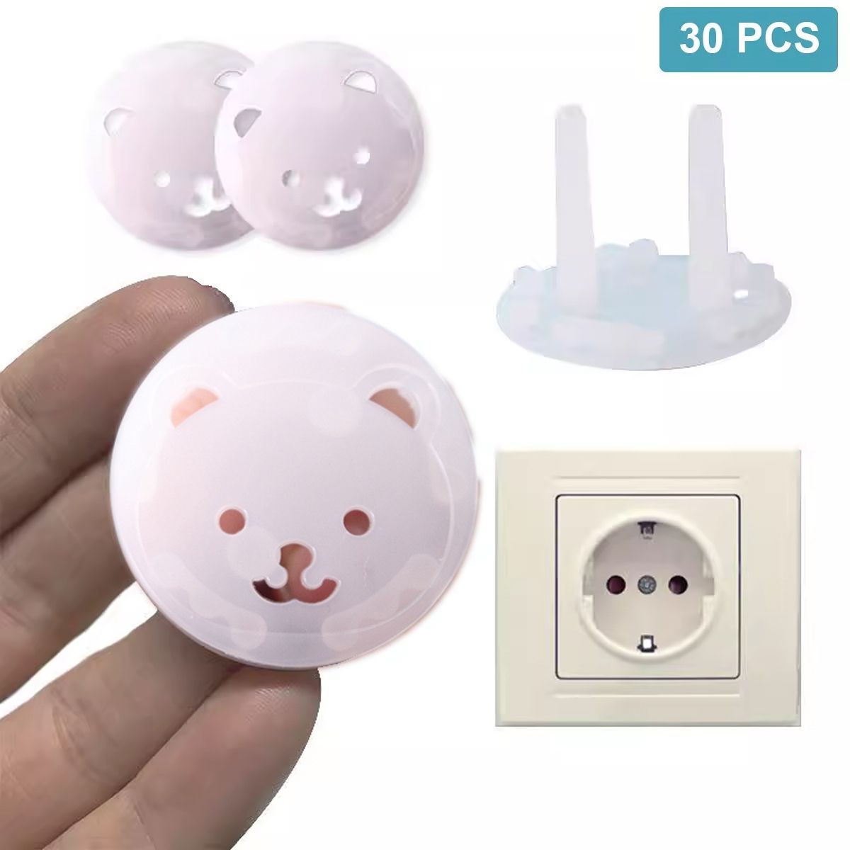 EDWINAYY - Cubre Enchufe Tapa Enchufes Protector Toma Corriente 30pcs