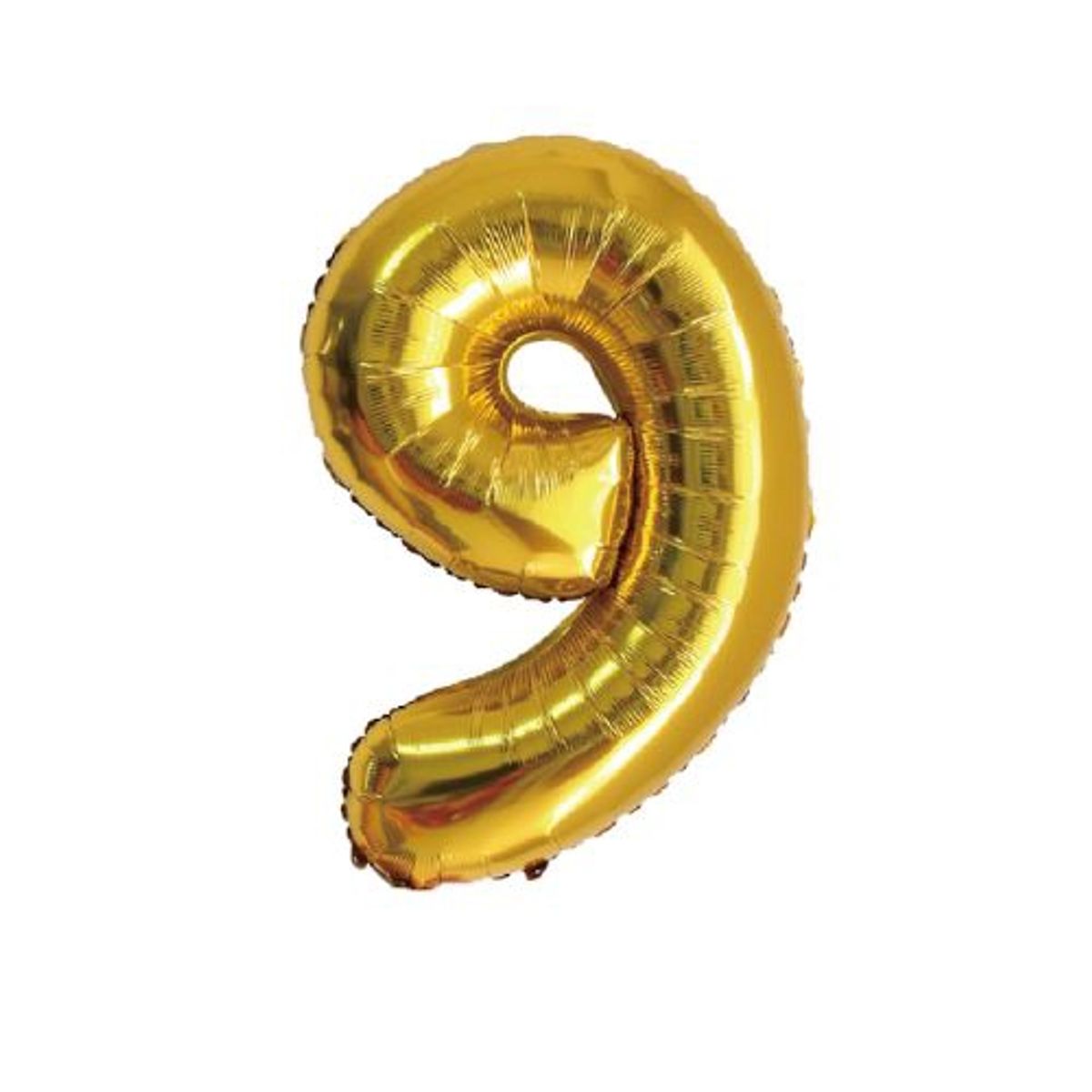 GENERICO - Globos Diseño Numero 9 Color Dorado