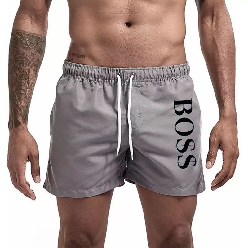 EDWINAYY - Short Deportivo Corto Hombre Bolsillo Cierre Pantalones Playa