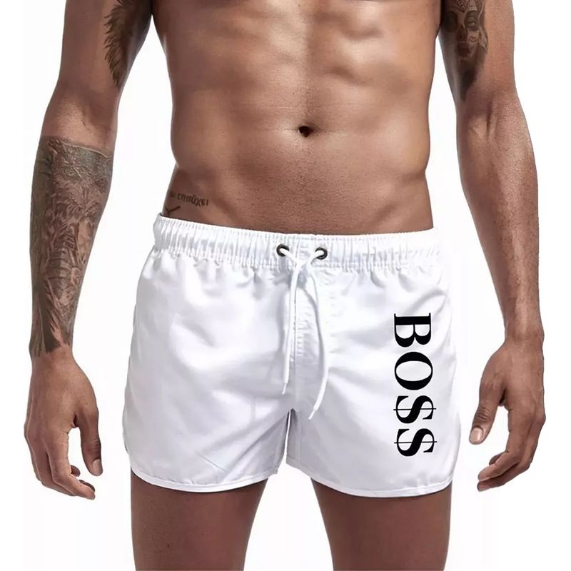 EDWINAYY - Short Deportivo Corto Hombre Bolsillo Cierre Pantalones Playa