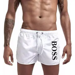 EDWINAYY - Short Deportivo Corto Hombre Bolsillo Cierre Pantalones Playa