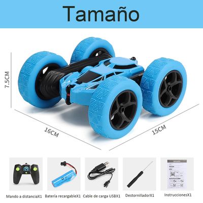 Imagen 2 del producto Auto Control Remoto Extremo Juguete Acrobático 360 Grados/Azul
