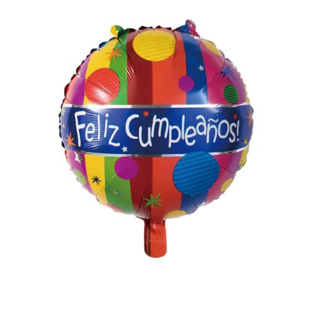 GENERICO - Globos Varios Colores DIbujo Torta Feliz Cumpleaños