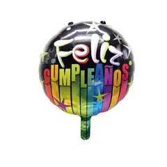 GENERICO - Globos DIbujo Feliz Cumpleaños 45X54 Cm Colores