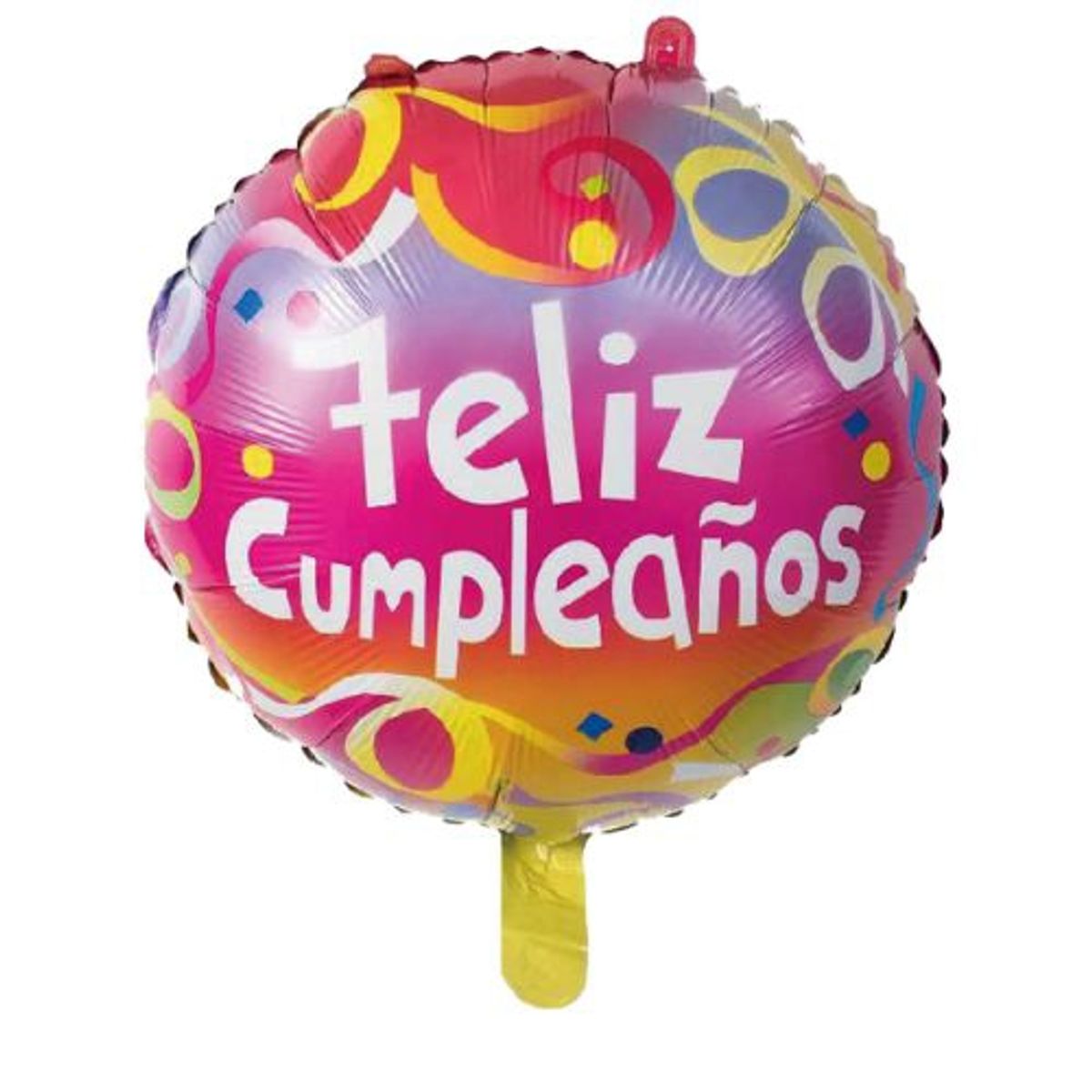 GENERICO - Globos Latex Colores DIbujo Feliz Cumpleaños 45X54 Cm