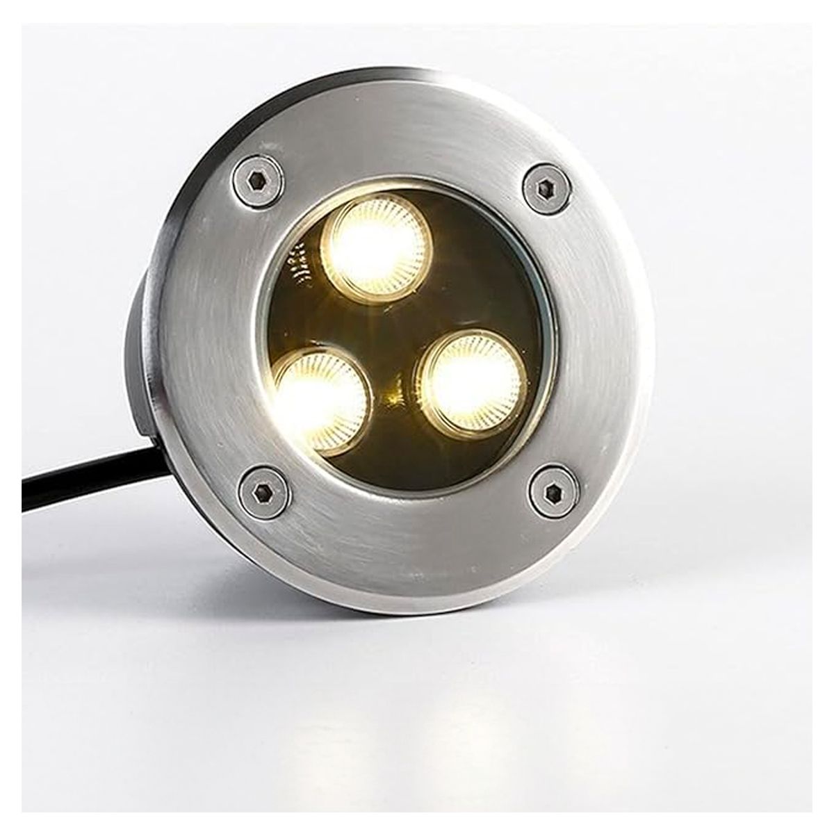 HB LEDS - Foco LED De Piso 3W Luz Cálida IP 67