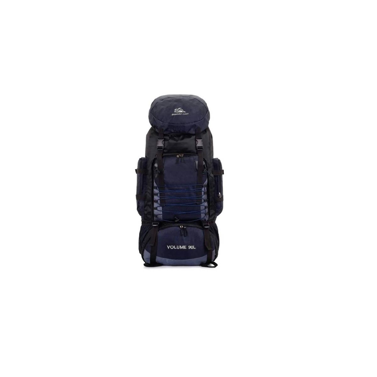 GENERICO - Mochila Impermeable De 90 Litros Camping Trekking Azul marino