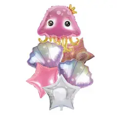 GENERICO - Globos Varios Colores Diseños Diferentes 6 Unidades