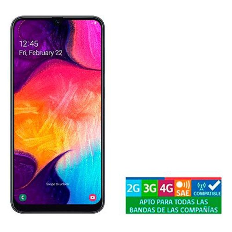 SAMSUNG - Samsung Galaxy A50 64GB - Negro - Reacondicionado