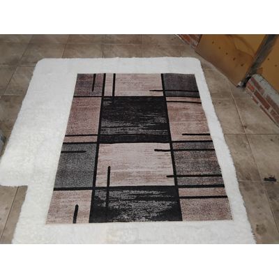 Imagen 2 del producto ALFOMBRA DISEÑO GEOMETRICO CON BEIGE PARA LIVING 160X200 MARIA