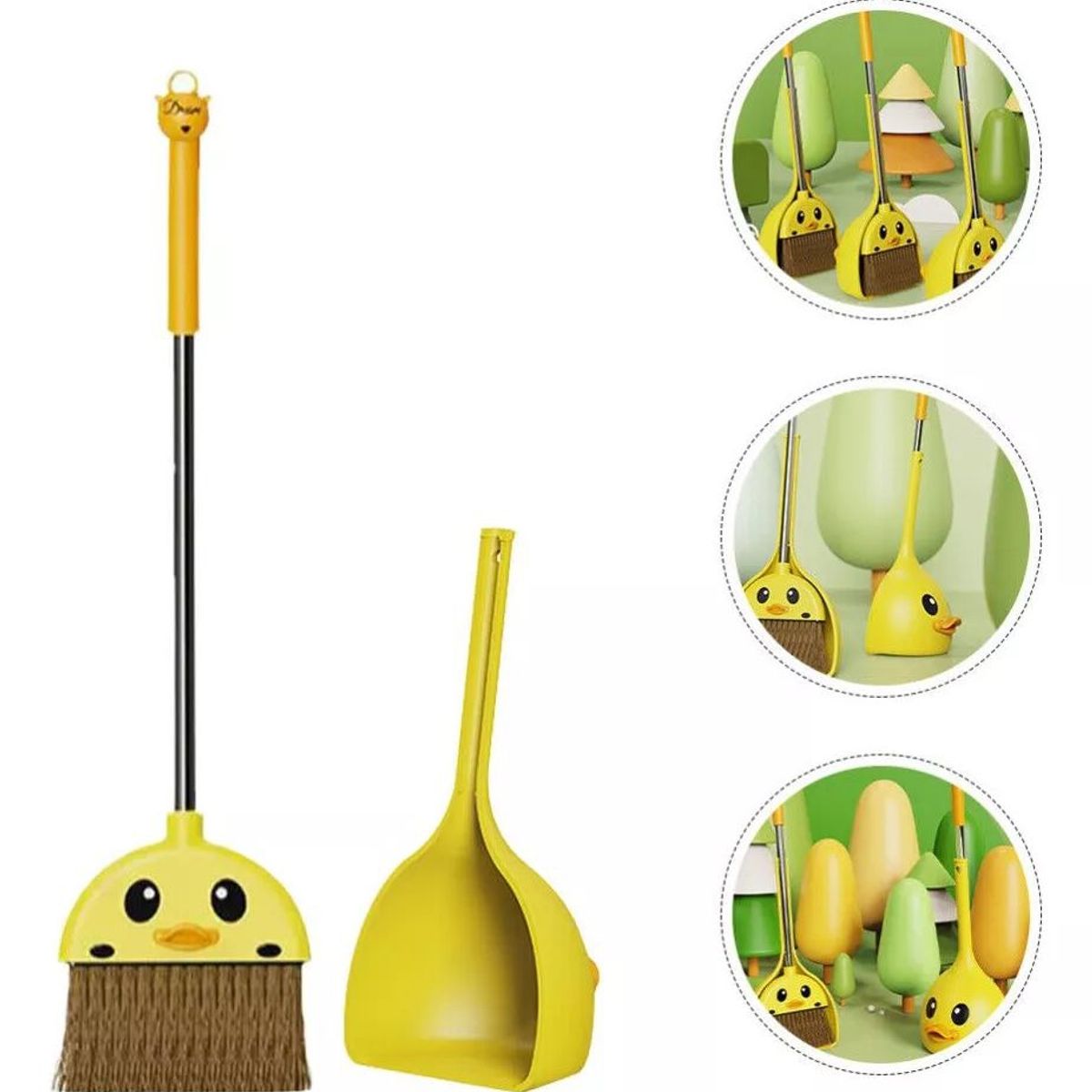 KUANGYE - Escoba De Juguete Set De Limpieza Para Niños Didáctico