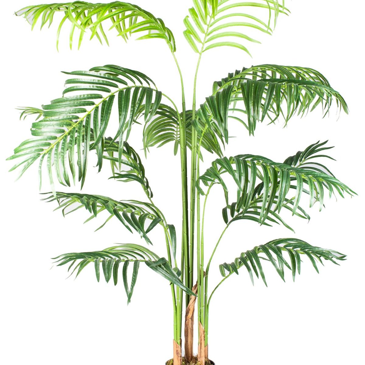 ARBUSTO REAL - Planta Artificial Palmera Premium 150 cm. / 12 Hojas