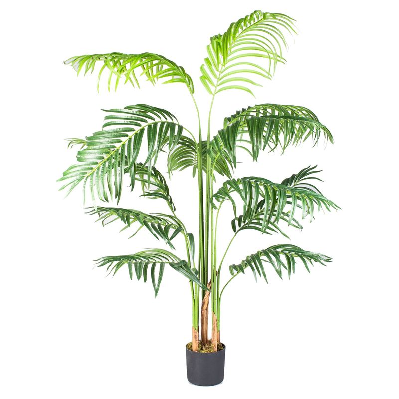 ARBUSTO REAL - Planta Artificial Palmera Premium 150 cm. / 12 Hojas