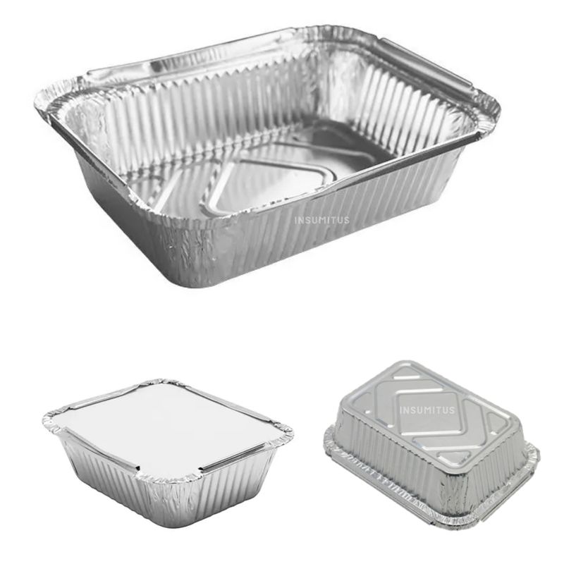 GENERICO - Envase De Aluminio C40 Con Tapa Termolaminada 20 Unidades