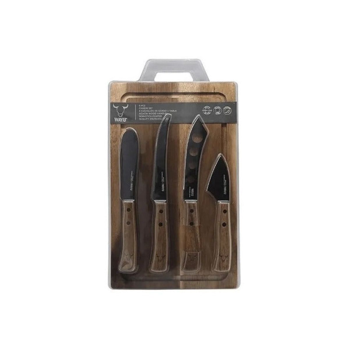 WAYU - Tabla Wayu + 4 Cuchillos Aperitivo Picoteo Asado Bbq