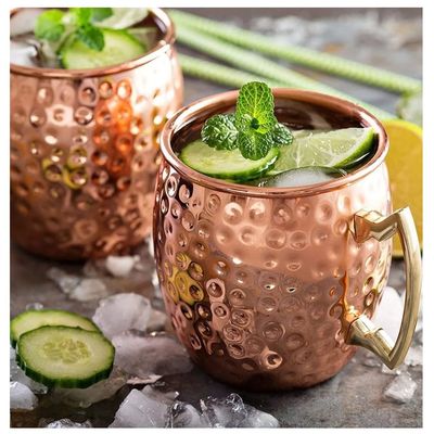 Imagen 2 del producto Pack X2 Mugs De Cobre Vasos Tragos Moscow Mule Mojito