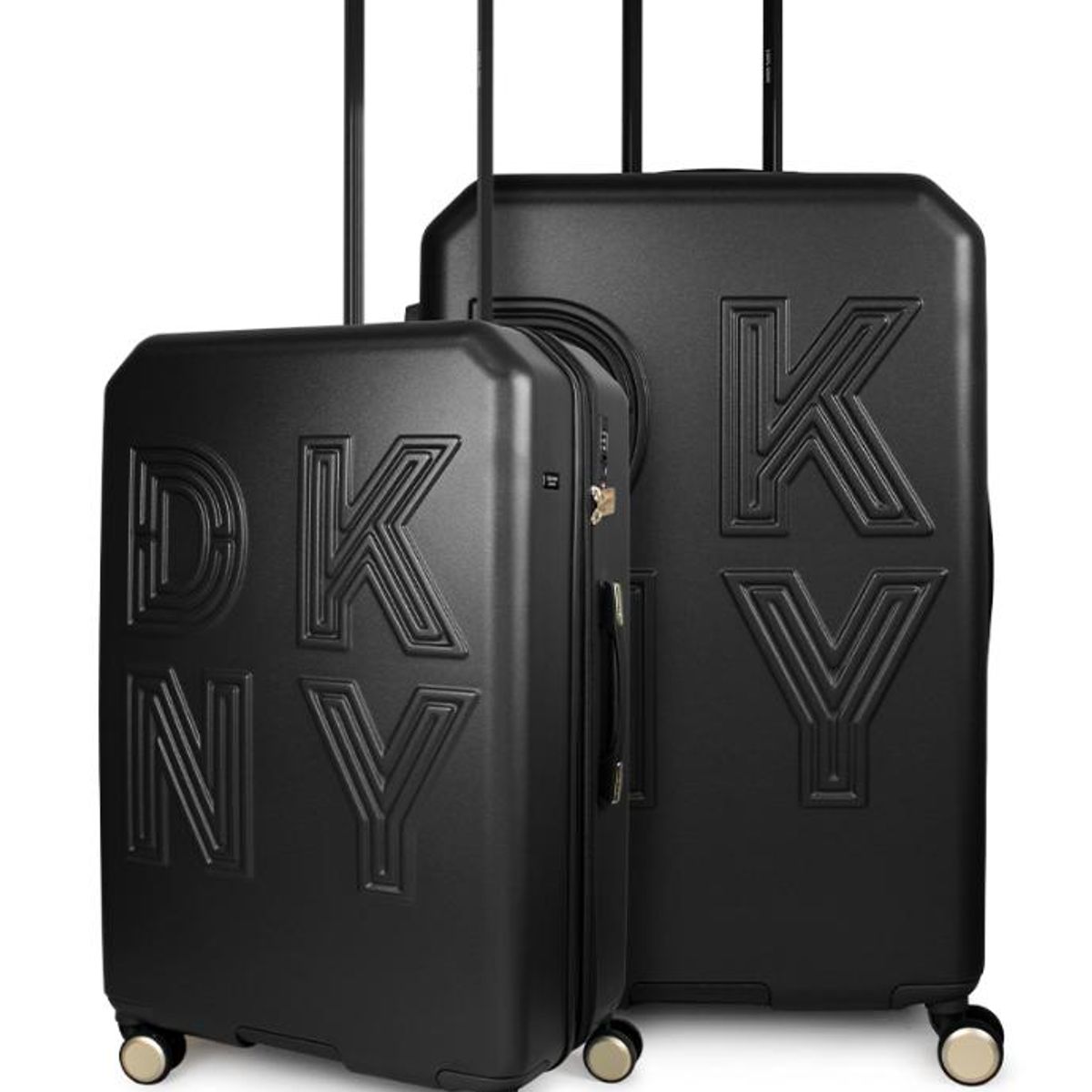 DKNY - Pack 2 Maletas Donna Karan Lucerna M 20kg + L 23kg negra DKNY