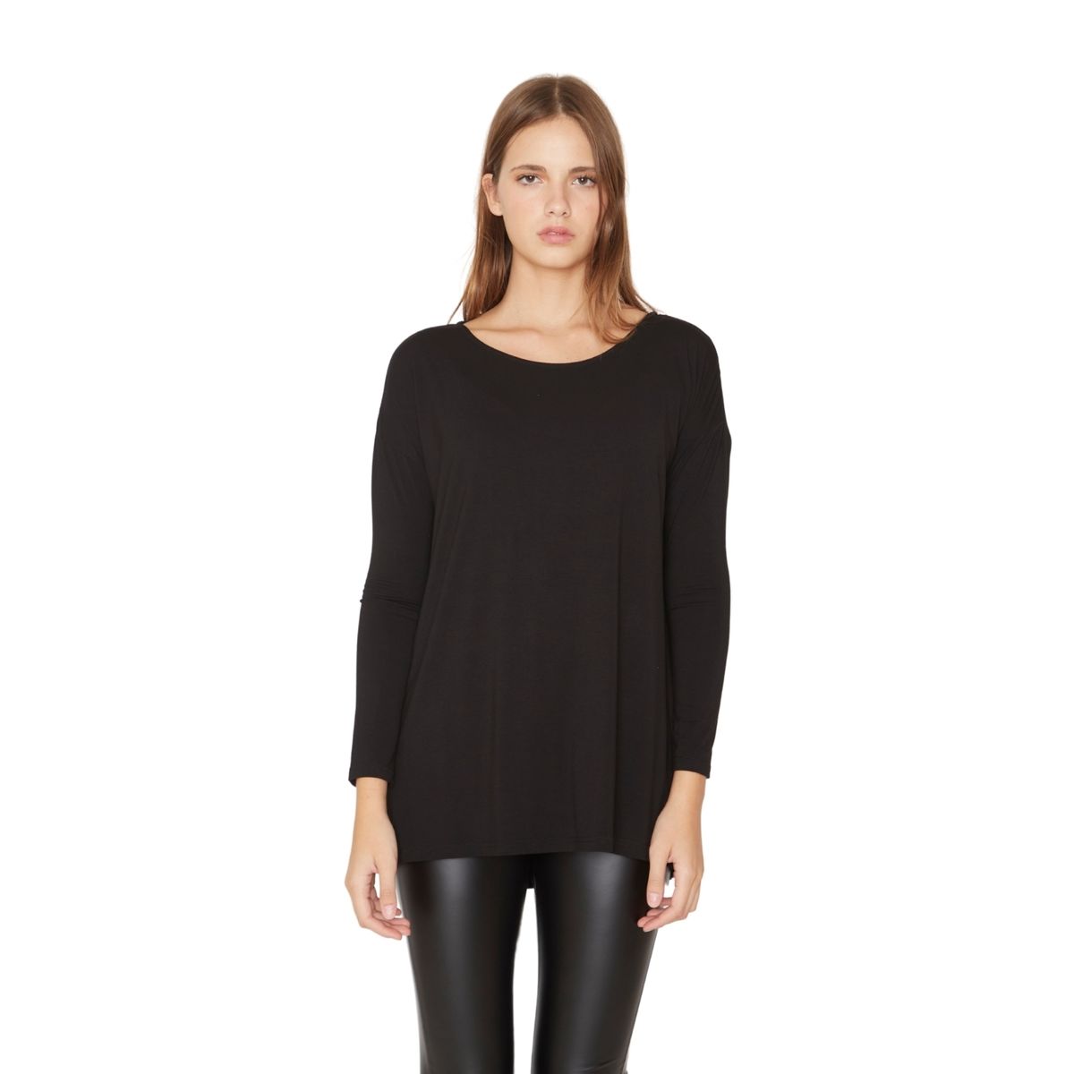 JACINTA TIENDA - Polera Alana III negra Jacinta Tienda