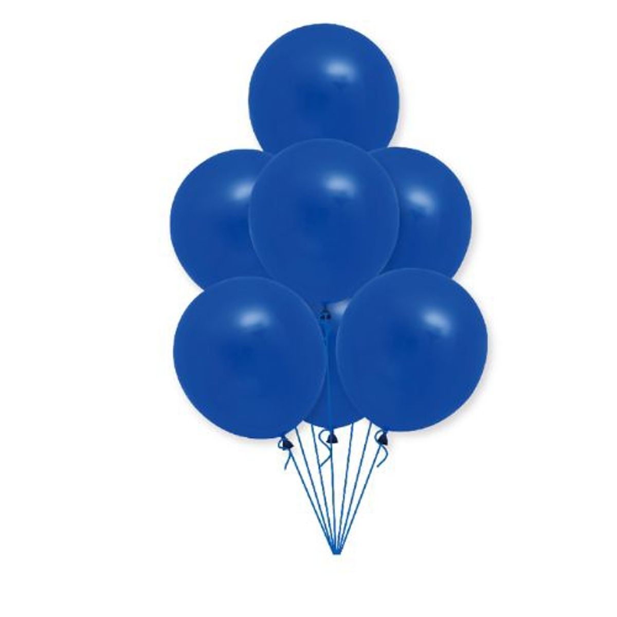 GENERICO - Globos Latex Color Azul 10 Unidades 25 Cm