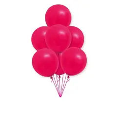 GENERICO - Globos Latex Color Violeta 10 Unidades 25 Cm