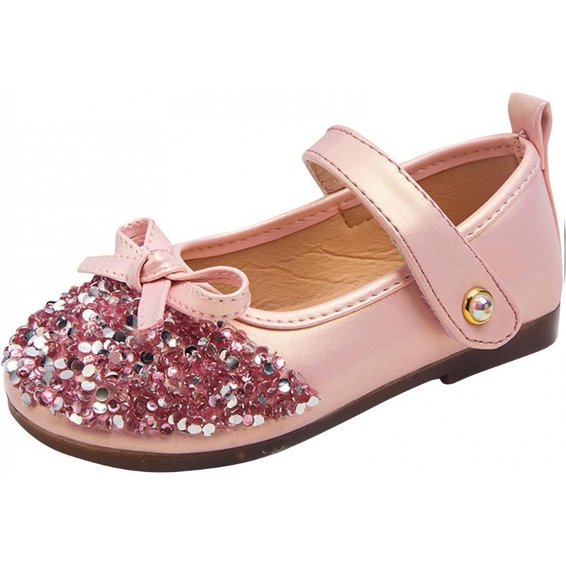 EDWINAYY - Zapatos De Niñas Princesas Planos Ballerina Fiesta Glitter
