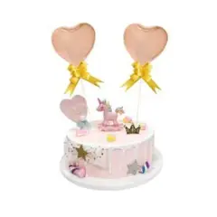 GENERICO - Globos Diseño Corazon Color Rosa 13X13 Cm