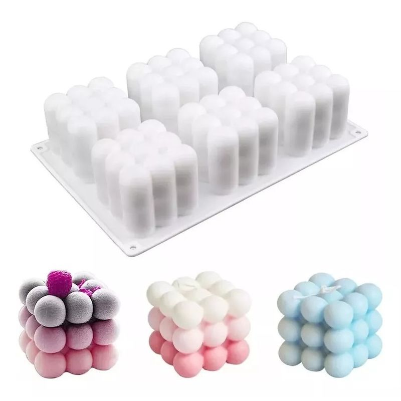 EDWINAYY - Moldes Para Resina De Silicona Artesanías Cocina Para Velas