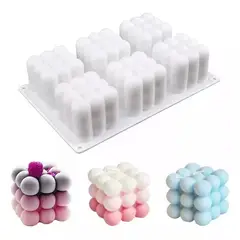 EDWINAYY - Moldes Para Resina De Silicona Artesanías Cocina Para Velas