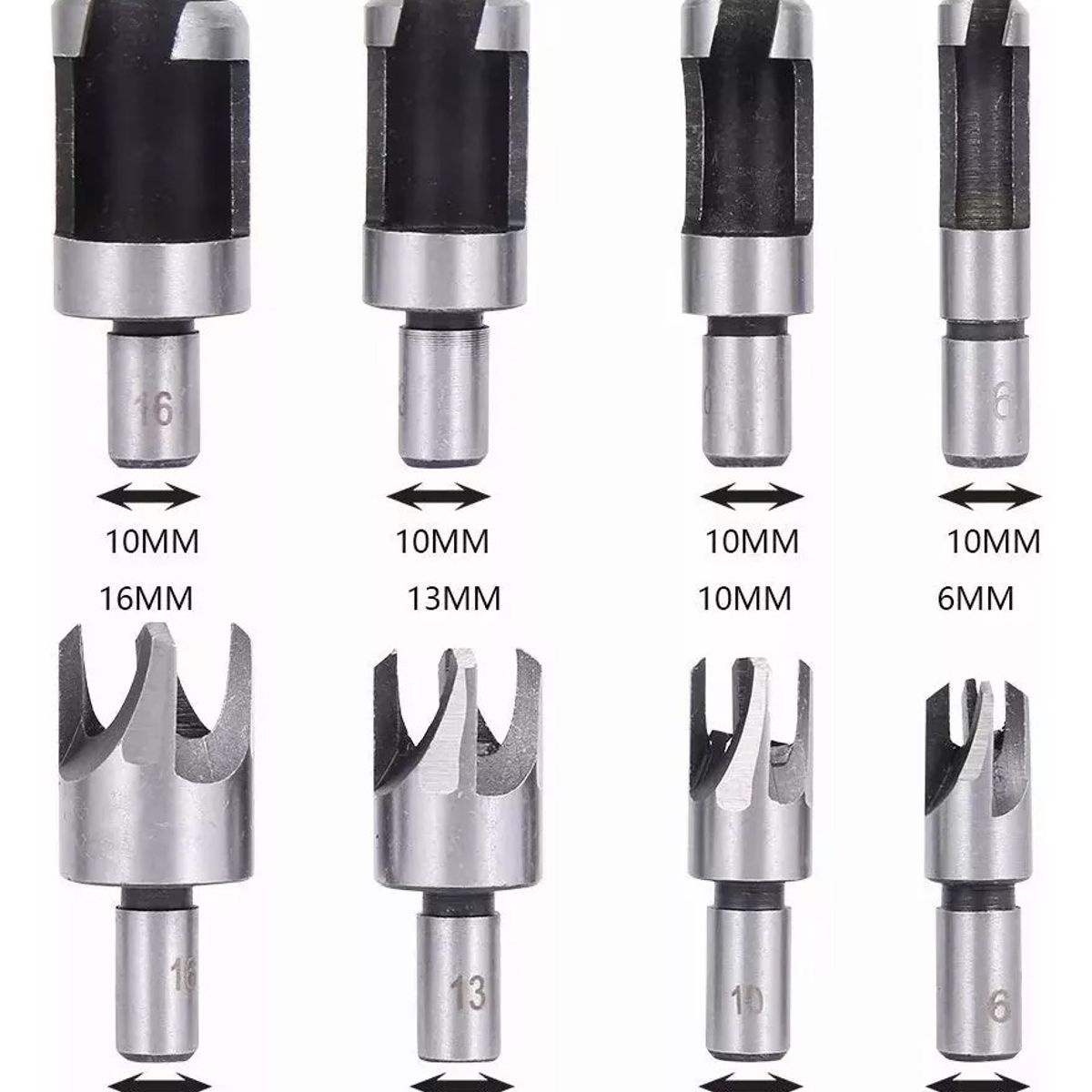 EDWINAYY - Set 8 Brocas Cortadoras De Tapón O Tarugo Para Madera