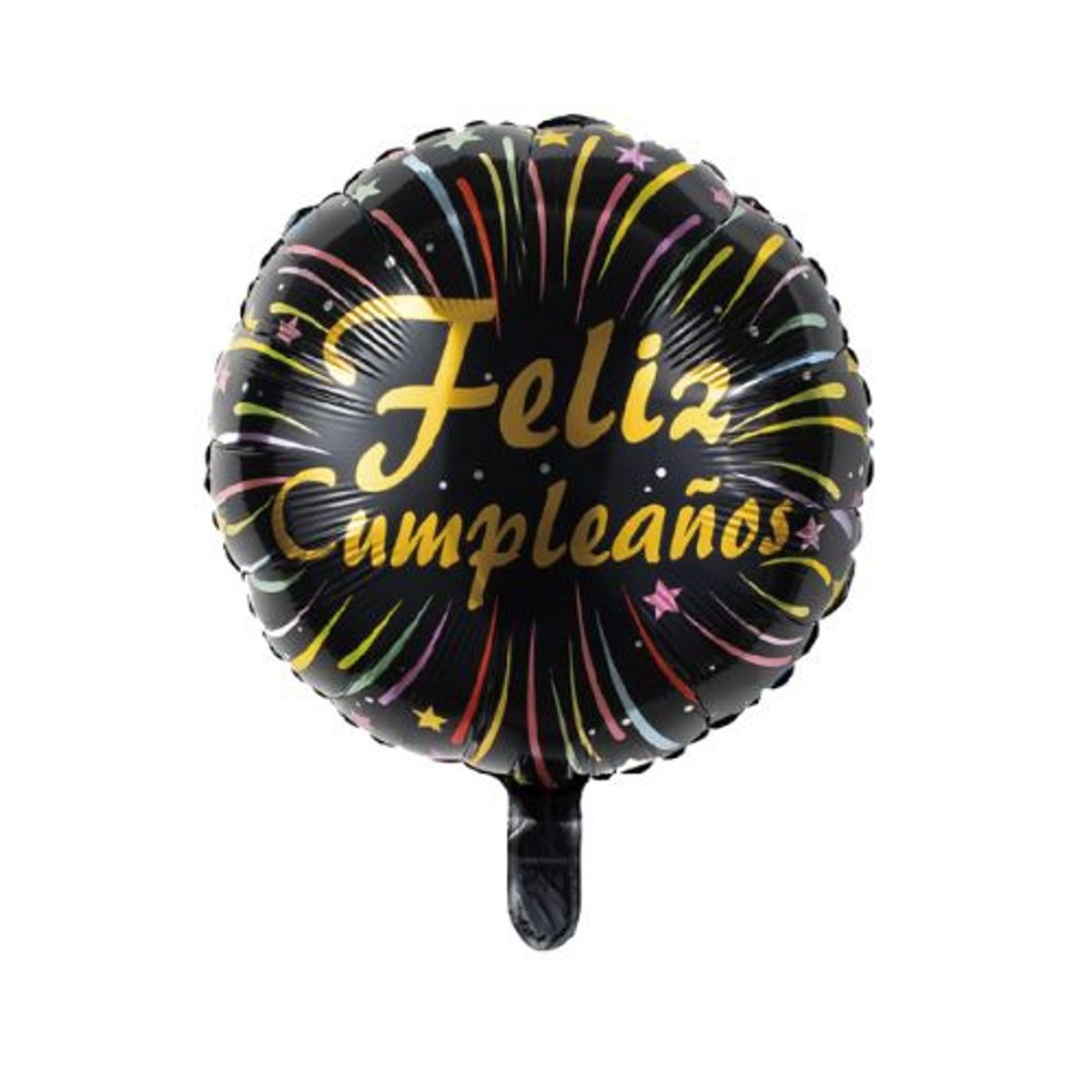 GENERICO - Globos DIbujo Feliz Cumpleaños 45X54 Cm Color Negro