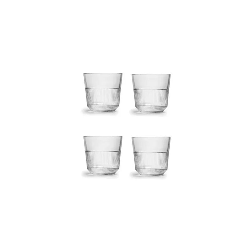 LIBBEY - SET 4 TAZAS AMERICAN COFFEE LOVERS