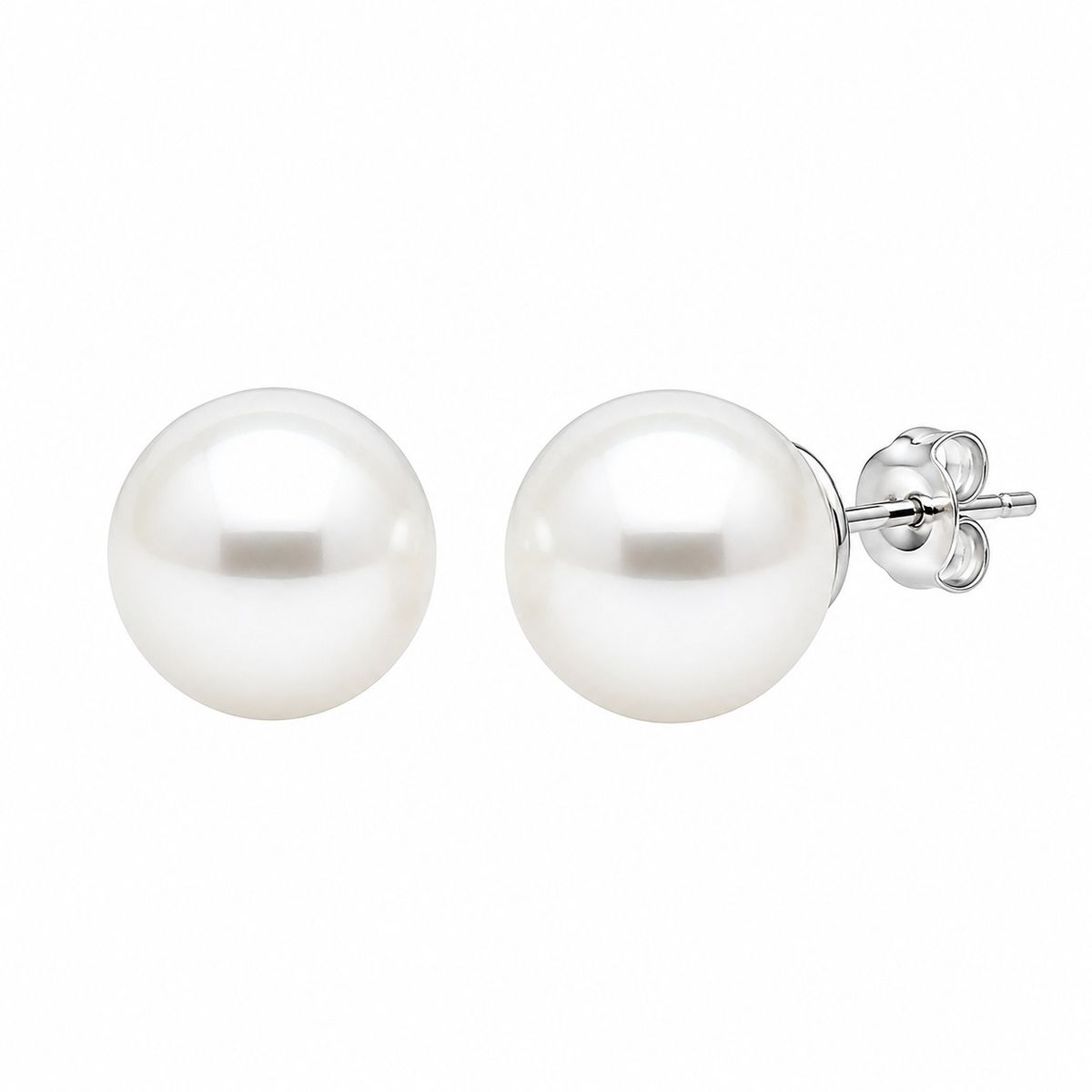 JOYAS MYTOKE - Aros Perla Grande Clasica Plata Fina 925 Mujer Joven