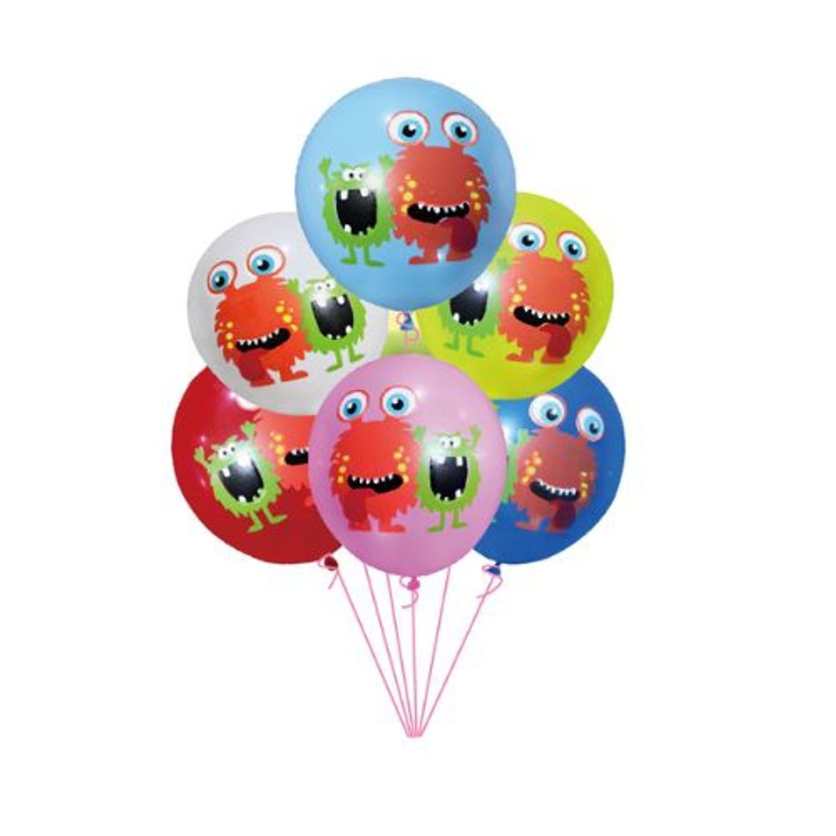 GENERICO - Globos Latex Colores 6 Unidades 30 Cm