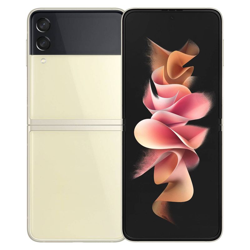 SAMSUNG - Samsung Galaxy Z Flip3 5G 256GB - Reacondicionado - Crema