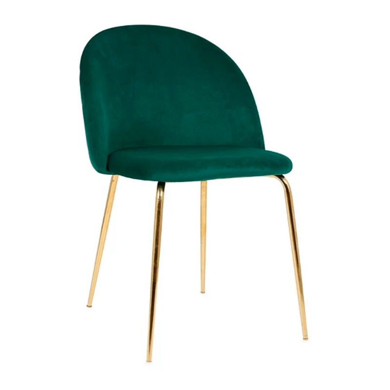 GENERICO - Silla Velvet Alicia Gold VERDE