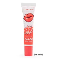 FLAMENCO - Lip Gloss Peel-Off Waterproof T01
