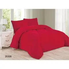 GENERICO - COBERTOR 2 PLAZA PLUSH CON CHIPORRO COLOR ROJO ROUSS