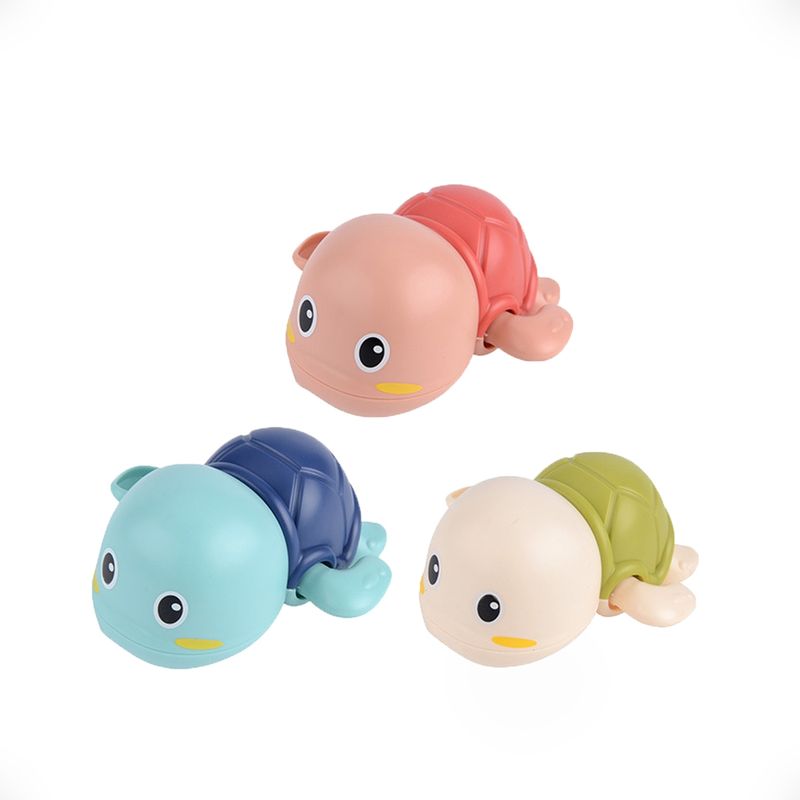 GENERICO - Bebé Tortuga Baño Juguetes Baño Niños Juego Agua 3 Piezas
