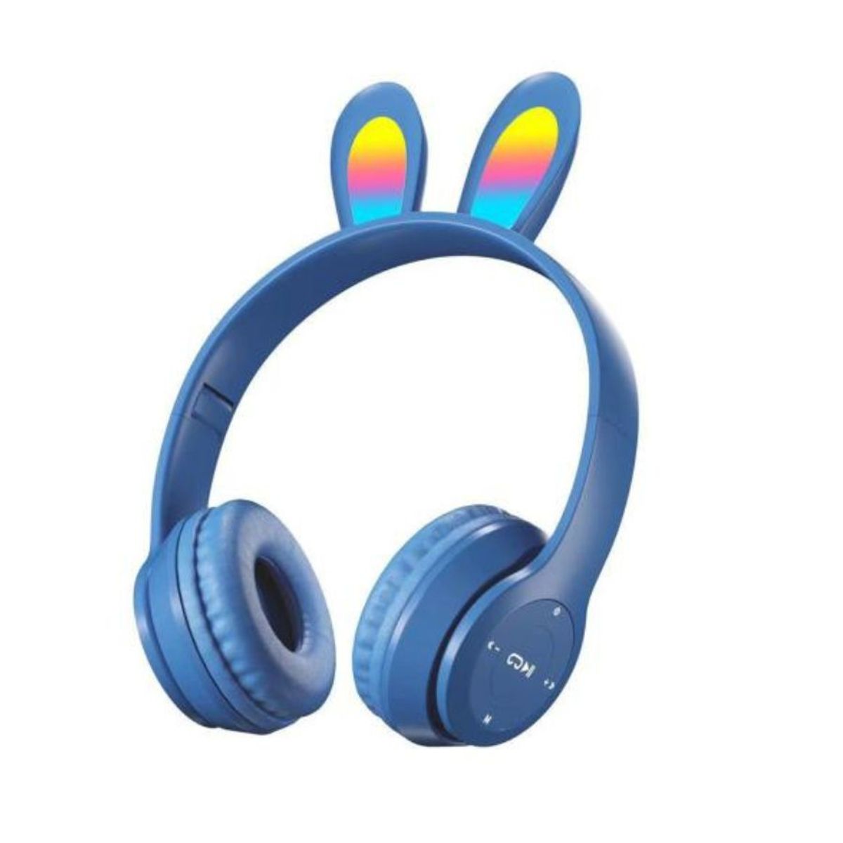 GENERICO - Audifonos Inalambricos Orejas De Conejo Bluetooth Azul