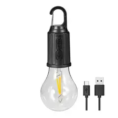 GENERICO - Lampara Portátil Tipo Ampolleta Led Camping Recargable