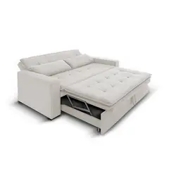 RE DECORA - Futón / Sofá Cama 190 CM Londres Cream