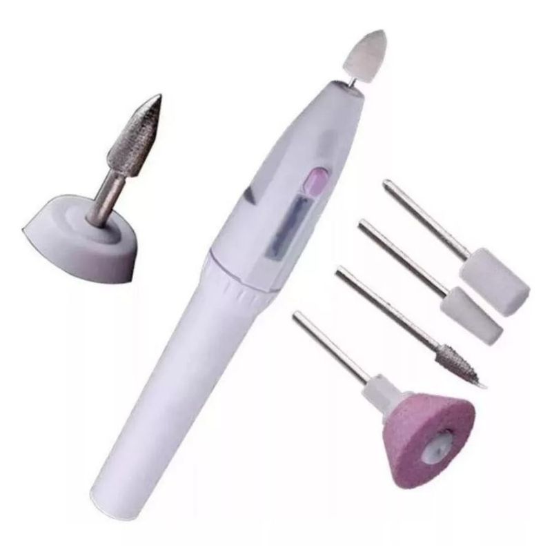 GENERICO - Lima Electrica Exfoliador Manicura Pedicura 5 En 1