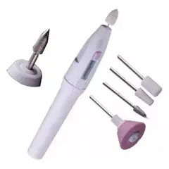 GENERICO - Lima Electrica Exfoliador Manicura Pedicura 5 En 1