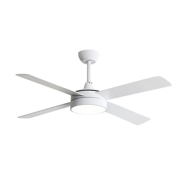 TEVERE Ventilador de Techo 4 Aspas Blanco Luz LED 30W