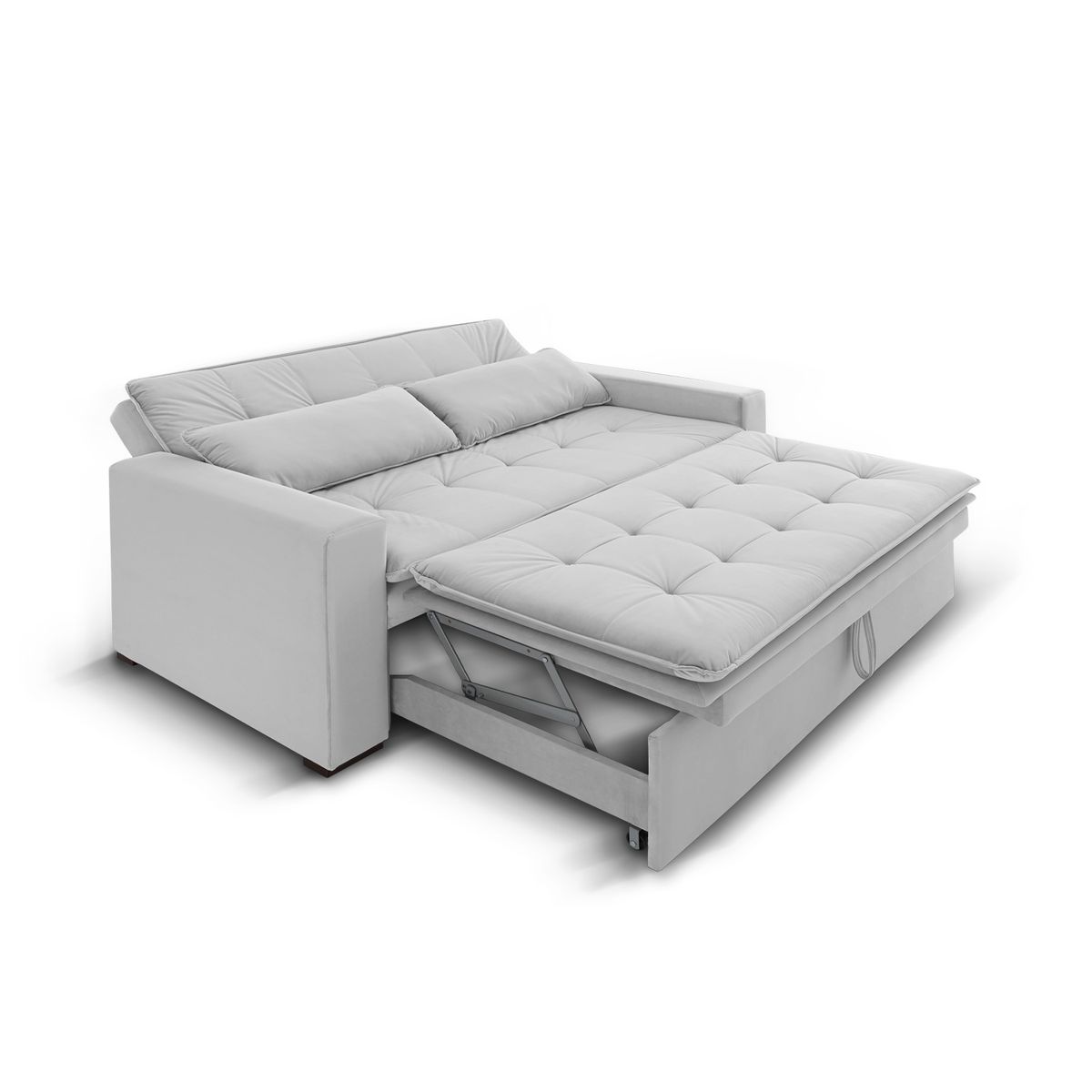 RE DECORA - Futon / Sofa Cama 190 CM Londres Color Gris Claro